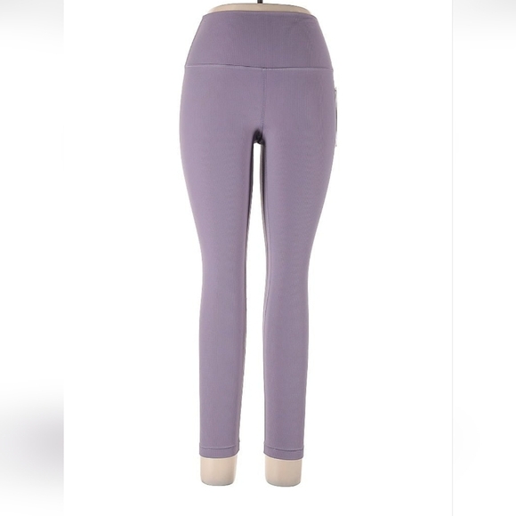 lululemon athletica Pants - Lululemon NWT Align Ribbed HR Pant Purple Leggings Size 10